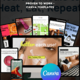 🔥1000+ Static Ads Canva Templates Pack – منتج رقمي مربح قابل لإعادة البيع من Techtaswik 🔥