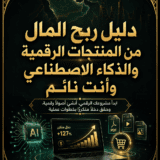 دليل الربح المال من المنتجات الرقمية والذكاء الاصطناعي وانت نائم