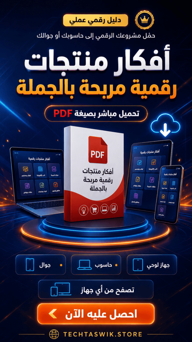 فكرة منتج رقمي مربحة وجاهزة للبيع