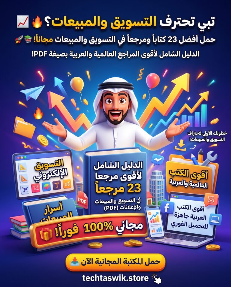 أفضل كتب التسويق والتسويق الإلكتروني والمبيعات PDF (الدليل المرجعي الشامل)
