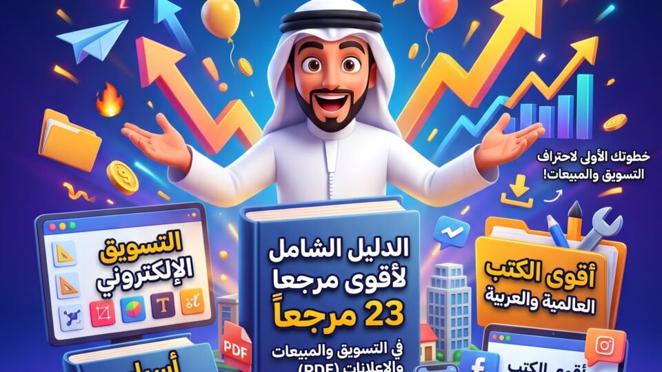 أفضل كتب التسويق والتسويق الإلكتروني والمبيعات PDF (الدليل المرجعي الشامل)