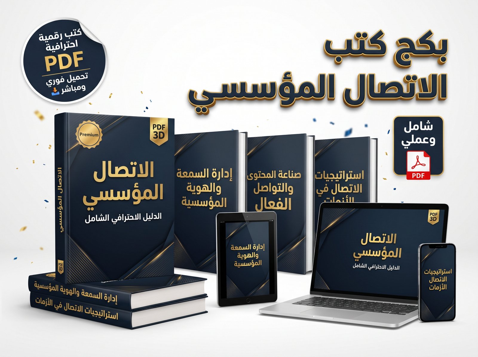 بكج كتب الاتصال المؤسسي pdf كتب رقمية احترافية